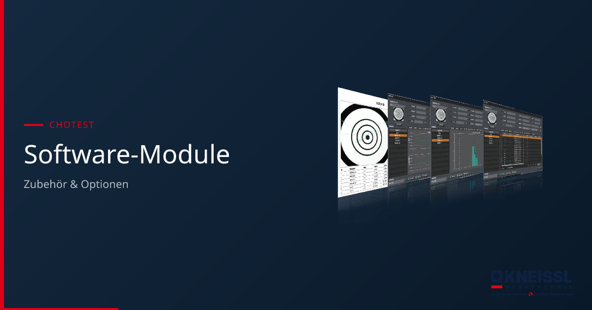 Software-Module – Zubehör & Optionen kaufen oder leasen | CHOTEST